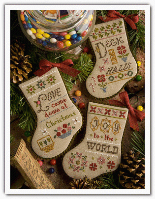 click here to view larger image of Flora McSamples 2015 Christmas Stockings ()