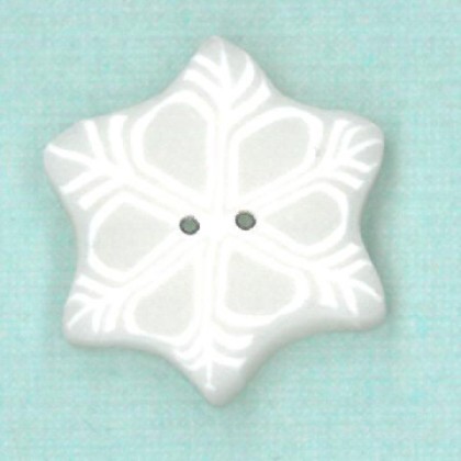 click here to view larger image of Small Snowflake Button (buttons)