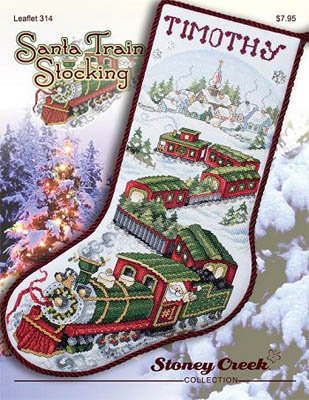 click here to view larger image of Santa Train Stocking (chart)