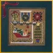 click here to view larger image of Holiday Greetings (counted cross stitch kit)