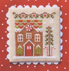 click here to view larger image of Gingerbread Village 3 - Gingerbread House 1  (chart)