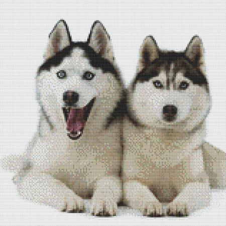 click here to view larger image of Silly Huskies (chart)