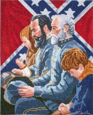 click here to view larger image of The Generals Were Brought To Tears (counted cross stitch kit)