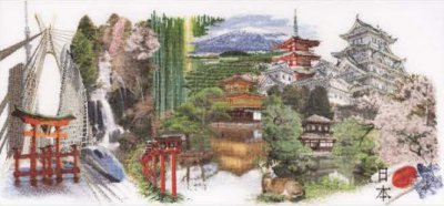 click here to view larger image of Japan - 36ct (counted cross stitch kit)