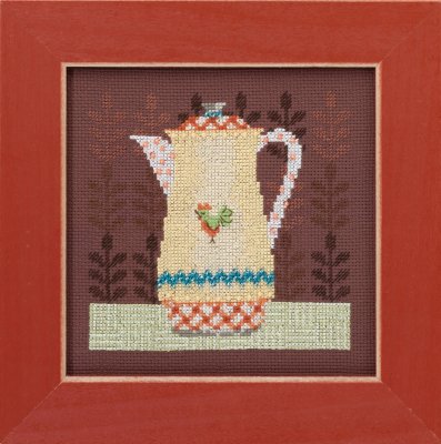 click here to view larger image of Coffee Server - Good Coffee and Friends (counted cross stitch kit)