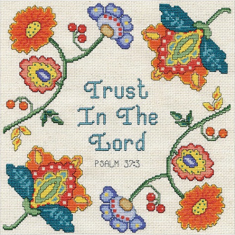 click here to view larger image of Trust (counted cross stitch kit)