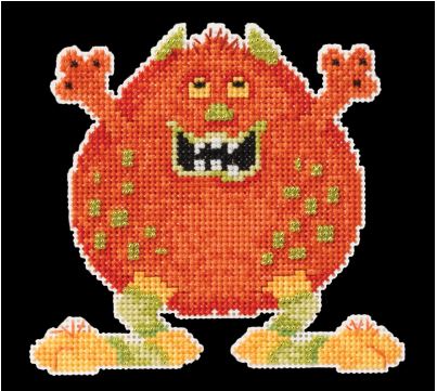 click here to view larger image of Roly Poly - Little Monsters Trilogy (counted cross stitch kit)