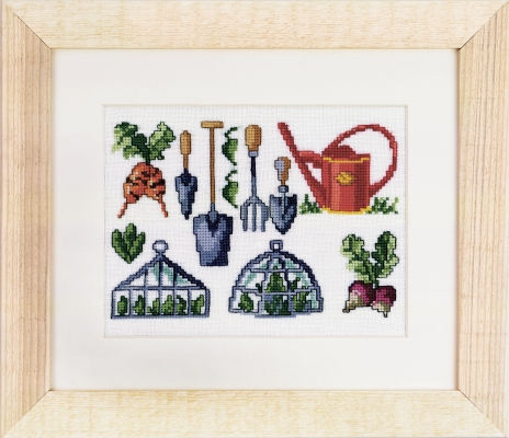 click here to view larger image of Garden Picture (counted cross stitch kit)