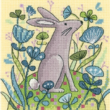 click here to view larger image of Hare - Woodland Creatures (27ct) (counted cross stitch kit)