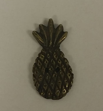 click here to view larger image of Olde Brass Button - Pineapple (buttons)