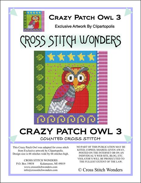 click here to view larger image of Crazy Patch Owl 03 (chart)