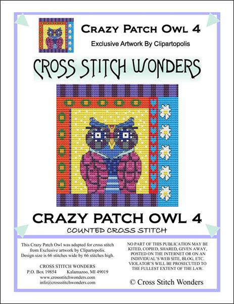 click here to view larger image of Crazy Patch Owl 04 (chart)