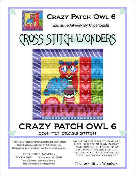 click here to view larger image of Crazy Patch Owl 06 (chart)