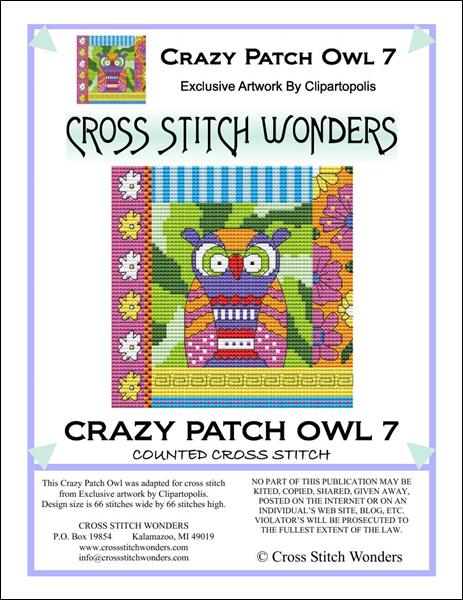 click here to view larger image of Crazy Patch Owl 07 (chart)