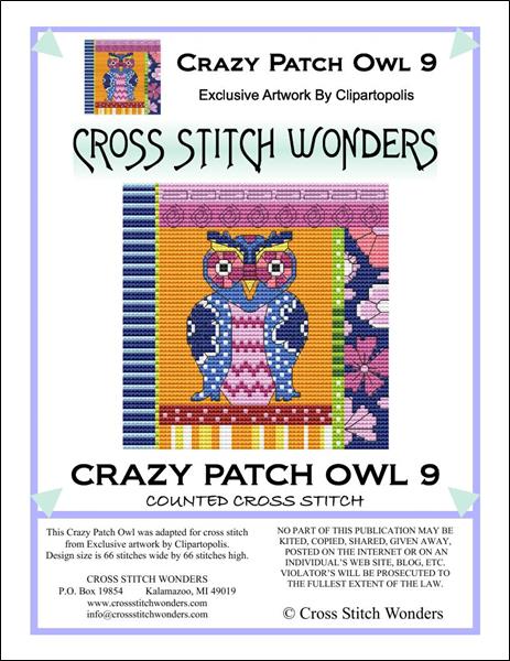 click here to view larger image of Crazy Patch Owl 09 (chart)