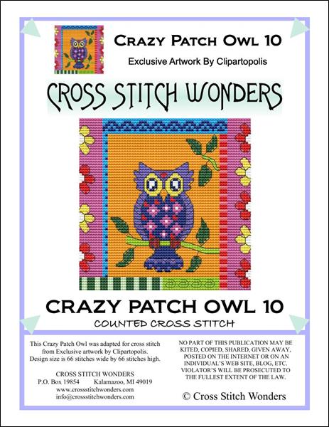 click here to view larger image of Crazy Patch Owl 10 (chart)