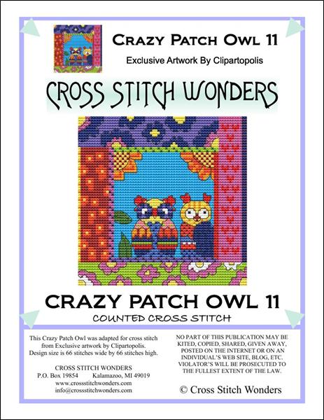 click here to view larger image of Crazy Patch Owl 11 (chart)