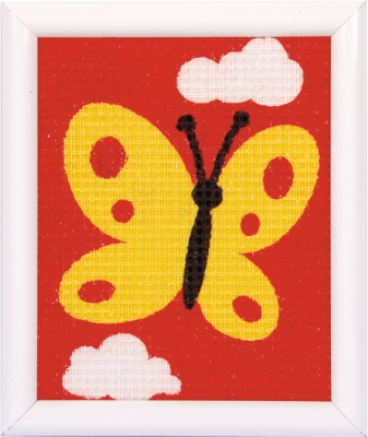 click here to view larger image of Yellow Butterfly (needlepoint)