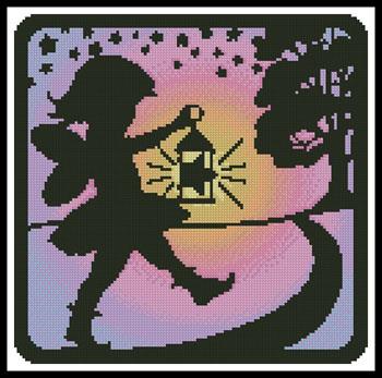 click here to view larger image of Fairy Silhouette Square 2  (Joni Prittie) (chart)
