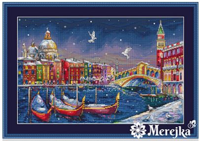 click here to view larger image of Holiday Venice (counted cross stitch kit)
