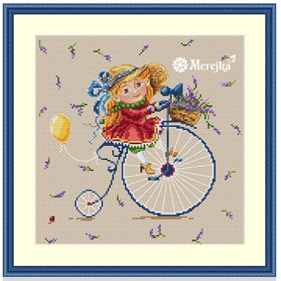 click here to view larger image of Lavender (counted cross stitch kit)