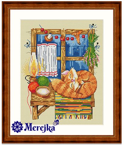 click here to view larger image of Cat, The (counted cross stitch kit)
