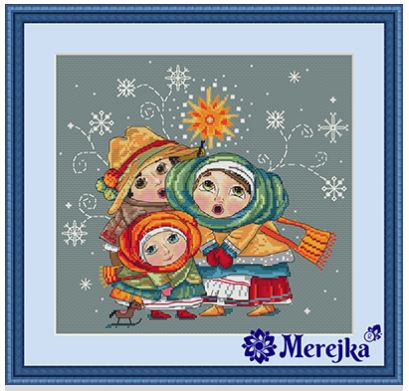 click here to view larger image of Christmas Carol (counted cross stitch kit)