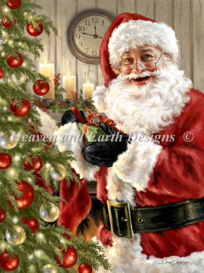 click here to view larger image of Santa With Glasses (chart)