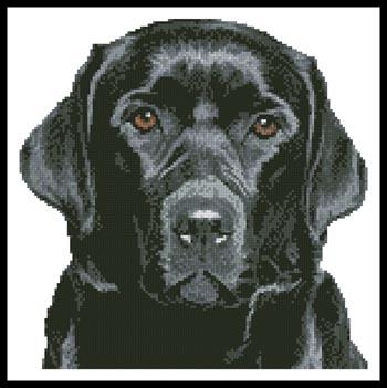 click here to view larger image of Mini Black Labrador (chart)