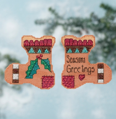 click here to view larger image of Seasons Greetings - Stitcks Kits (counted cross stitch kit)