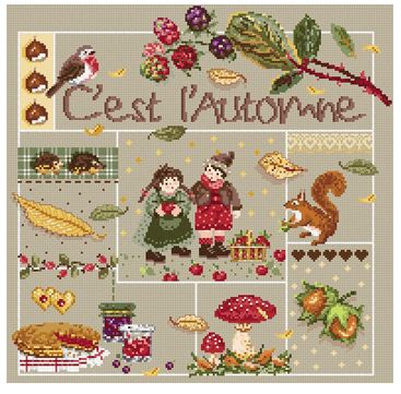 click here to view larger image of C'est L'Automne (chart)