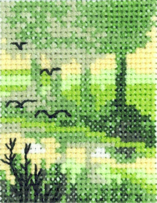 click here to view larger image of Birds (counted cross stitch kit)