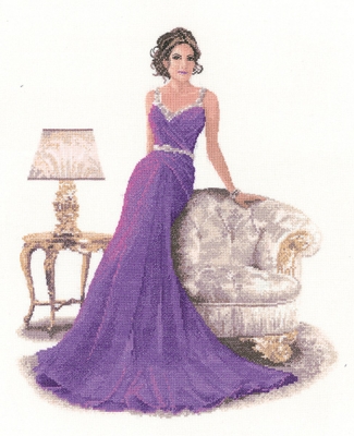 click here to view larger image of Grace - Elegance (Aida kit) (counted cross stitch kit)