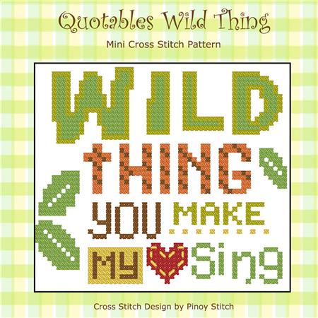 click here to view larger image of Quotables Wild Thing (chart)