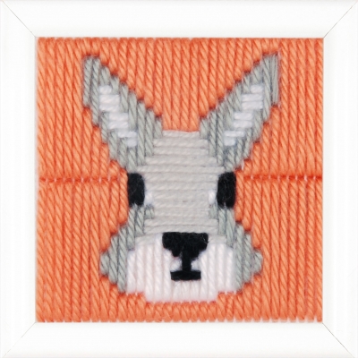 click here to view larger image of Yvonne (Rabbit) Long Stitch (needlepoint)
