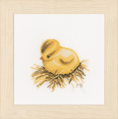 click here to view larger image of Little Chick - Sitting - Marjolein Bastin (counted cross stitch kit)