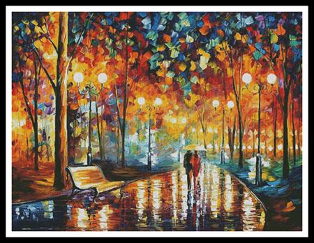 click here to view larger image of Rains Rustle - Large  (Leonid Afremov) (chart)