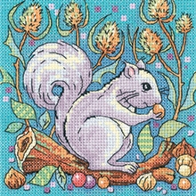 click here to view larger image of Grey Squirrel - Woodland Creatures (chart only) (chart)