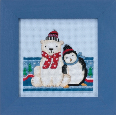 click here to view larger image of Polar Peace - Polar Opposites (counted cross stitch kit)