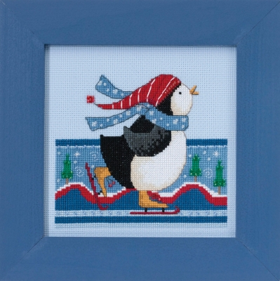 click here to view larger image of Polar Skate - Polar Opposites (counted cross stitch kit)