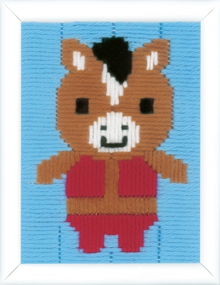 click here to view larger image of Donkey Long Stitch (needlepoint)