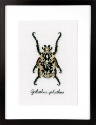click here to view larger image of Beige Beetle (counted cross stitch kit)