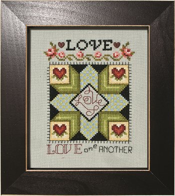 click here to view larger image of Quilted With Love - Love (chart)