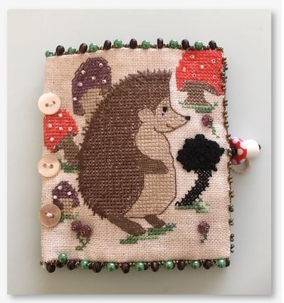 click here to view larger image of Herman Hedgehog Needle Case (bead kit)
