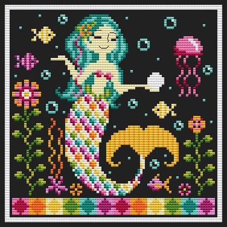 click here to view larger image of Rainbow Mermaid (chart)