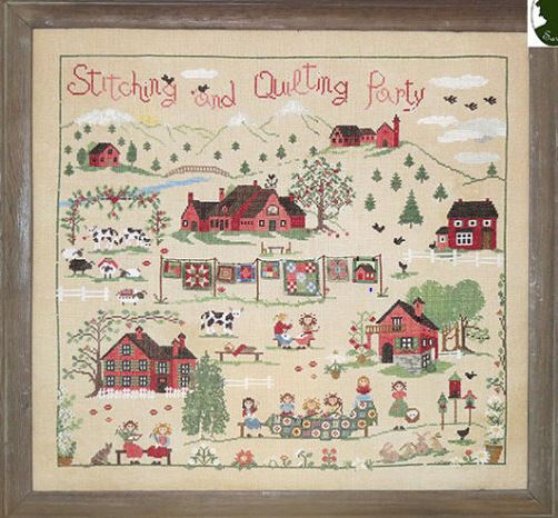 click here to view larger image of Stitching and Quilting Party (chart)