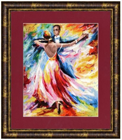 click here to view larger image of Love Dance (counted cross stitch kit)