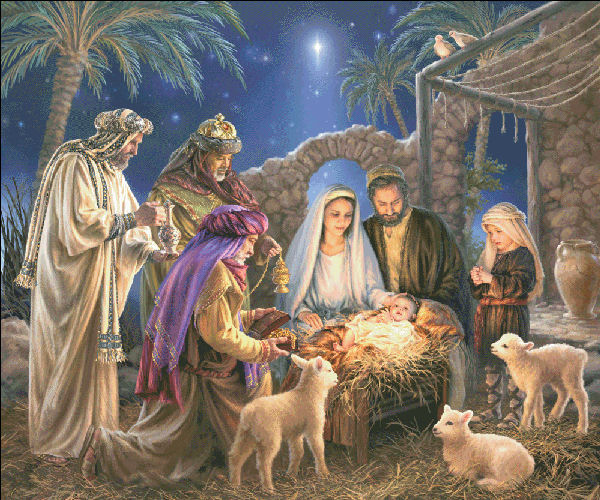 click here to view larger image of Supersized The Nativity Max Color (chart)