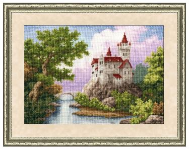 click here to view larger image of Castle (counted cross stitch kit)