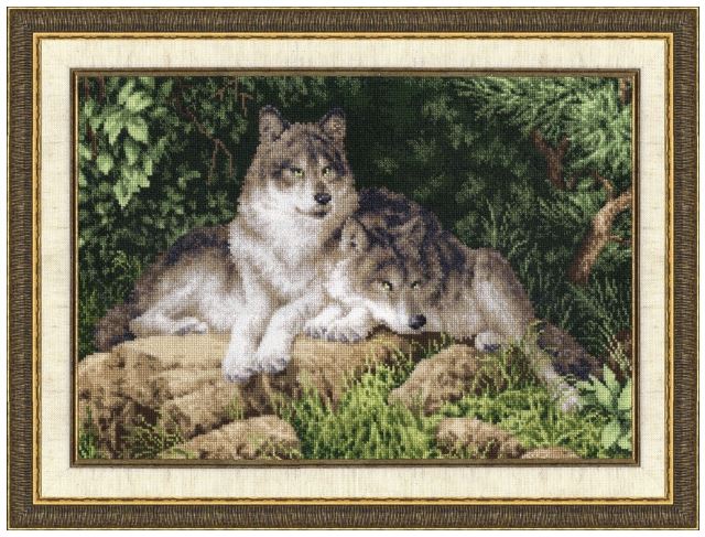 click here to view larger image of Winter Predators (counted cross stitch kit)
